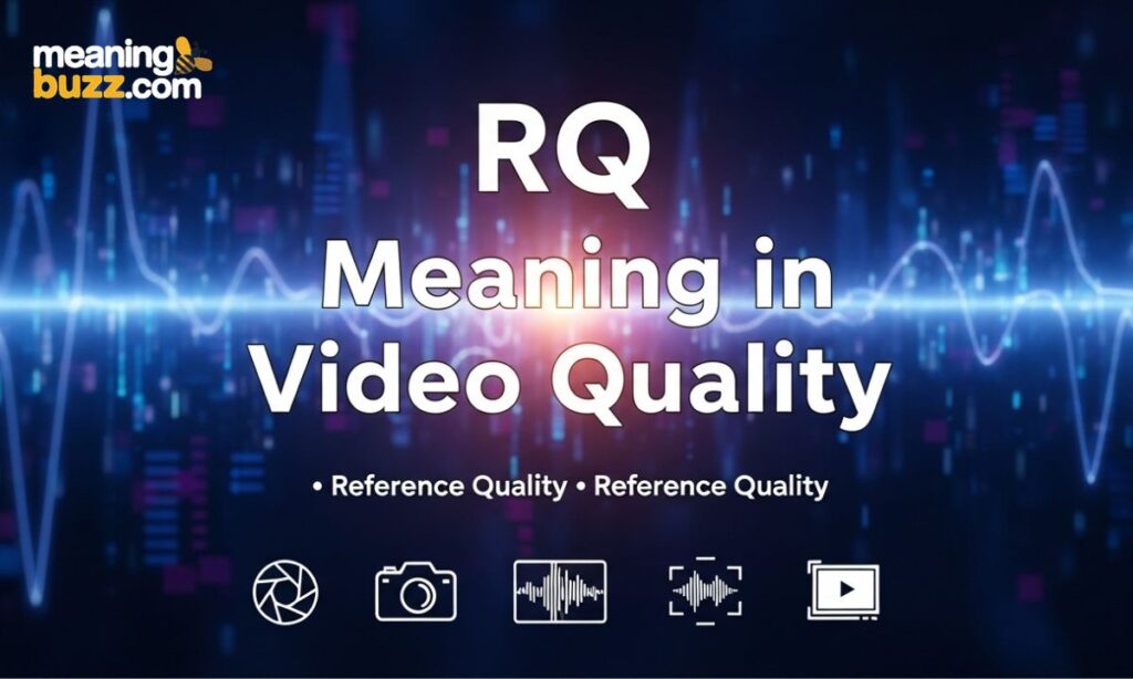 RQ Meaning in Video Quality