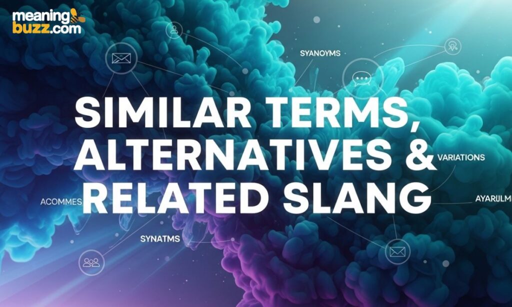 Similar Terms, Alternatives & Related Slang