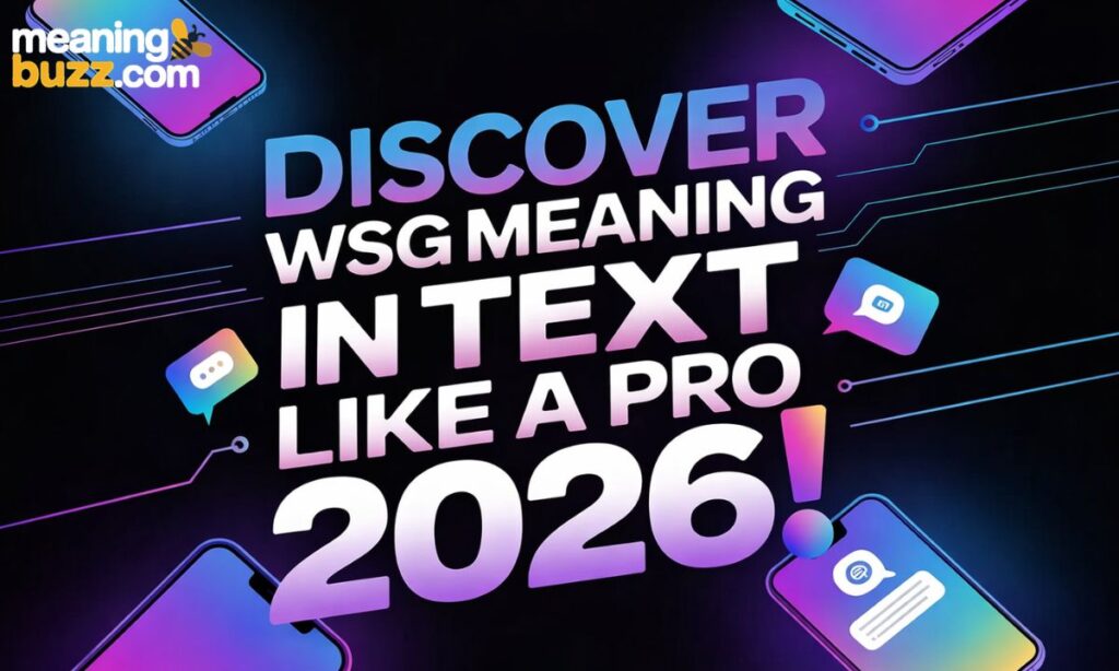 WSG meaning in text