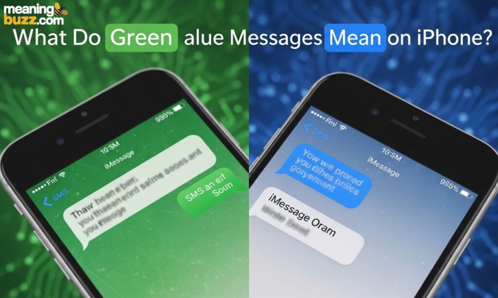 What Do Green and Blue Messages Mean on iPhone