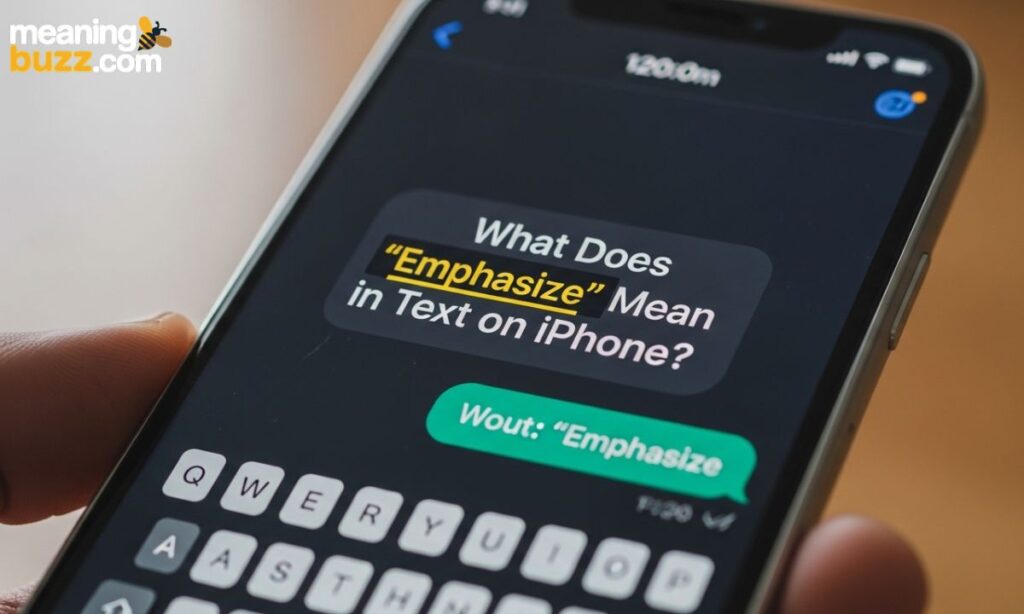 What Does “Emphasize” Mean in Text on iPhone