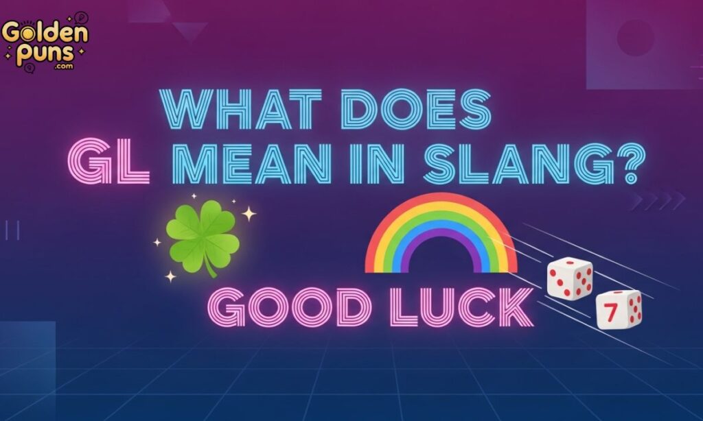 What Does GL Mean in Slang