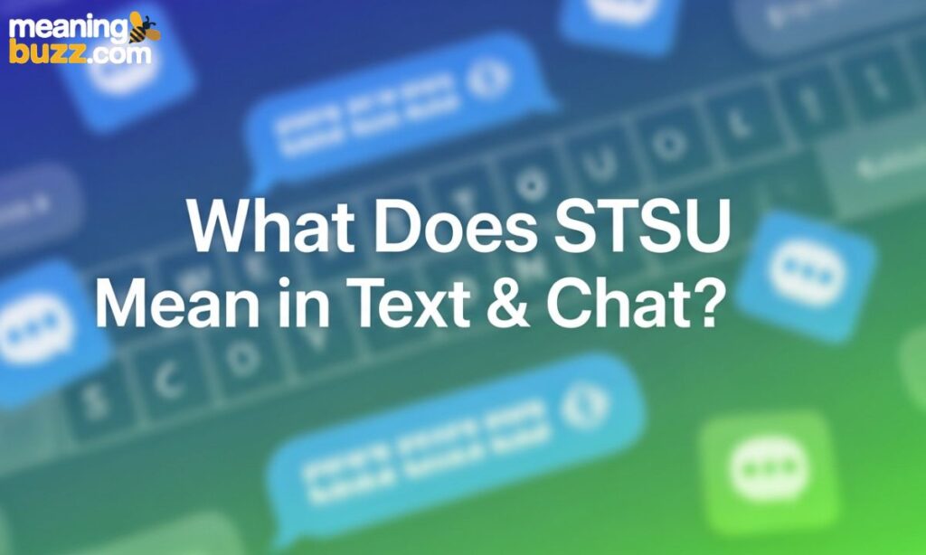 What Does STSU Mean in Text & Chat