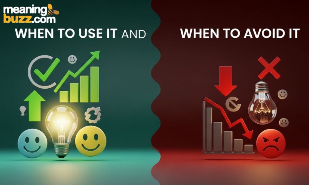 When to Use It and When to Avoid It