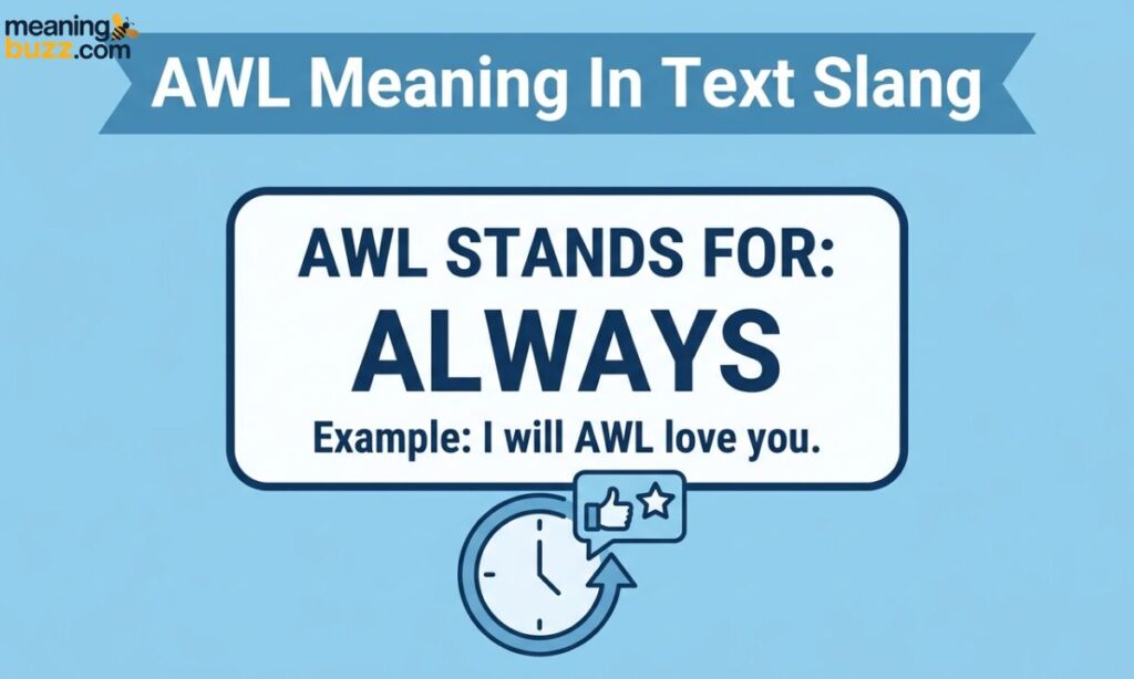 AWL Meaning In Text Slang