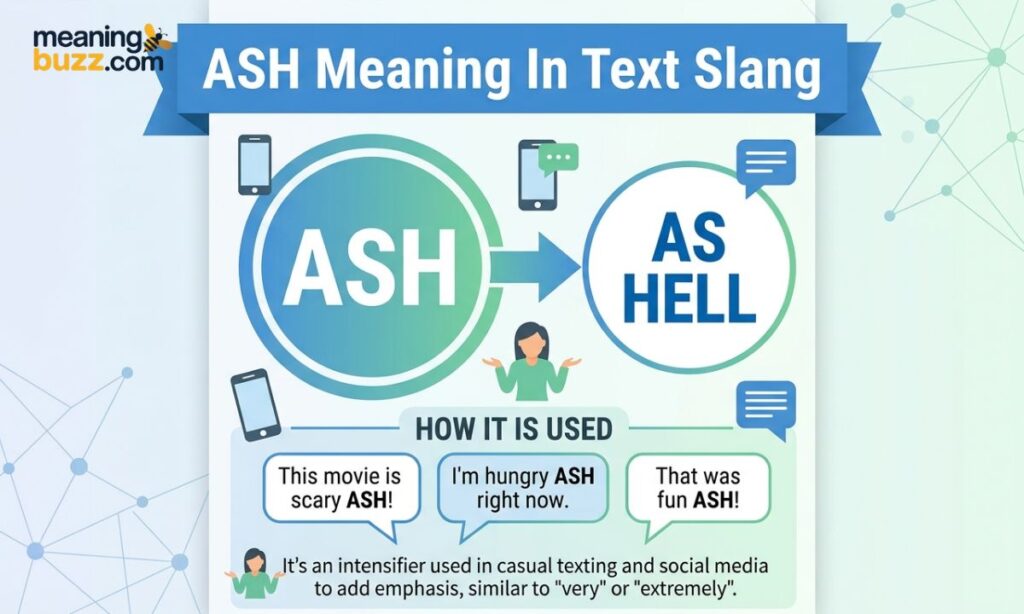 ASH Meaning In Text Slang