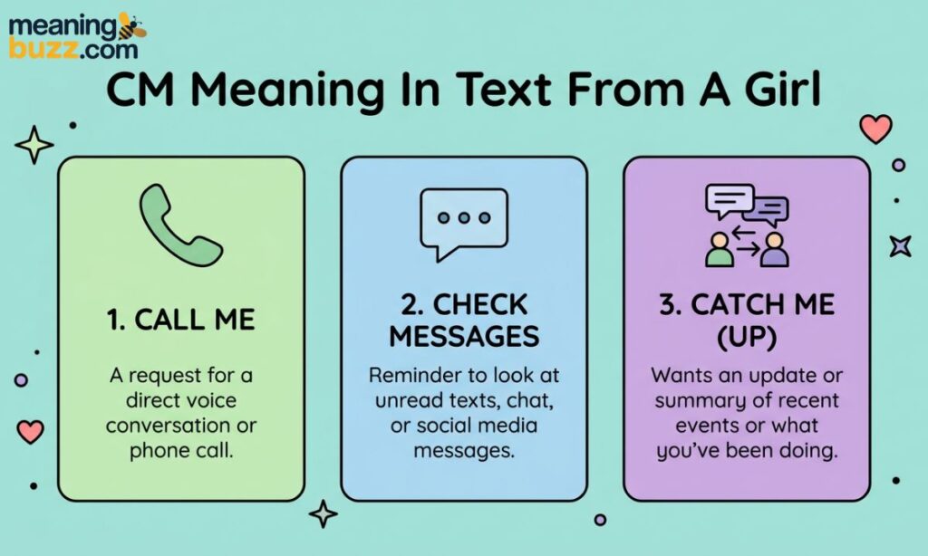 CM Meaning In Text From A Girl
