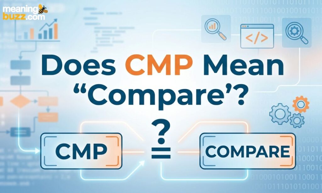 Does CMP Mean Compare