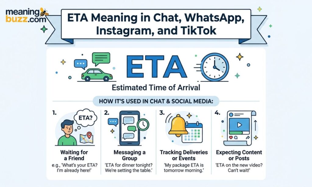 ETA Meaning in Chat, WhatsApp, Instagram, and TikTok
