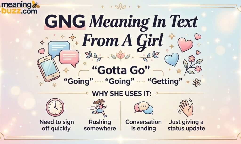 GNG Meaning In Text From A Girl