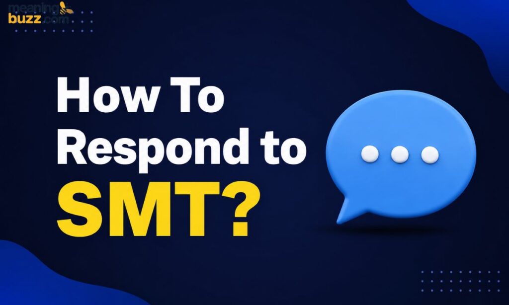 How To Respond To SMT