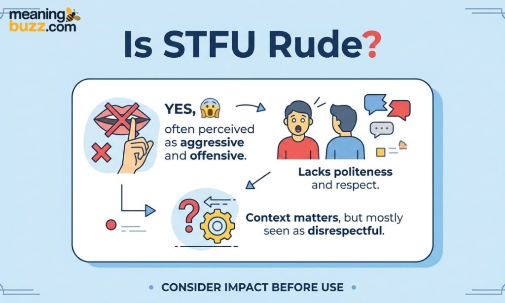 Is STFU Rude