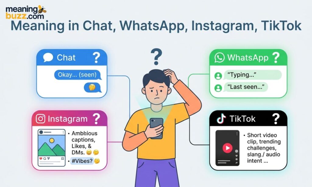 Meaning in Chat, WhatsApp, Instagram, TikTok