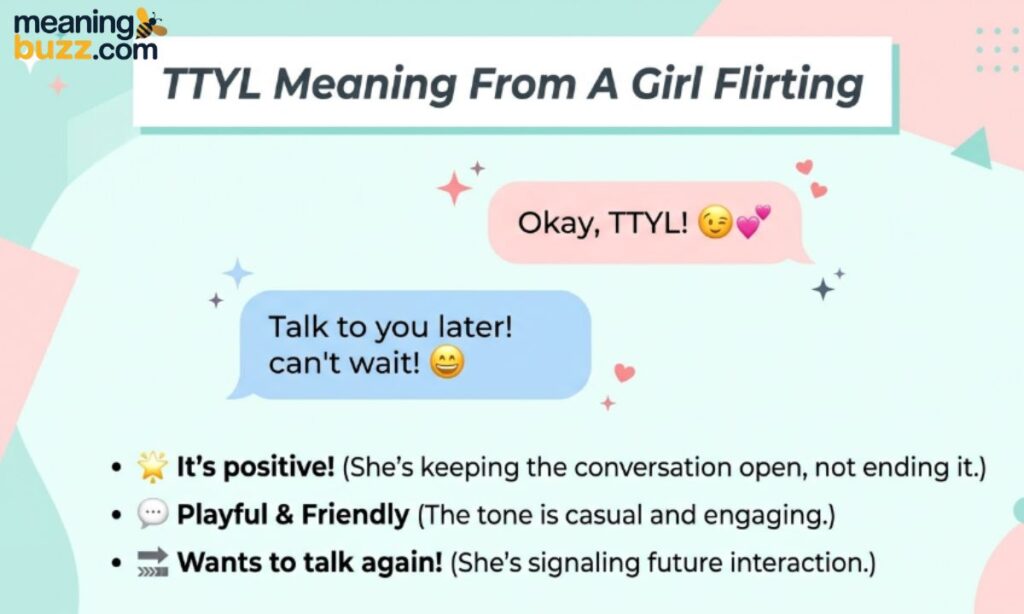 TTYL Meaning From A Girl Flirting