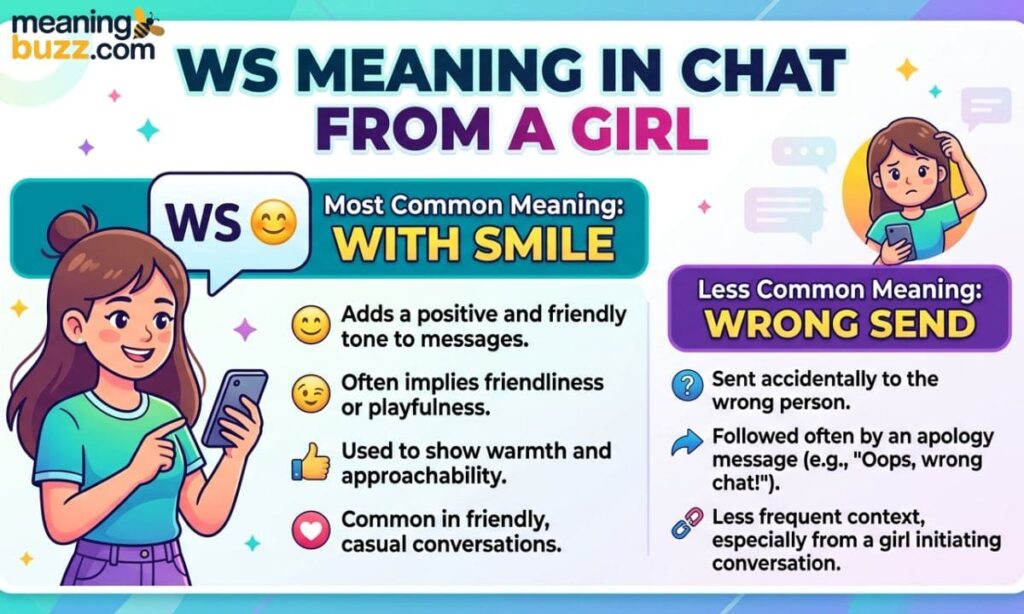 WS Meaning In Chat From Girl