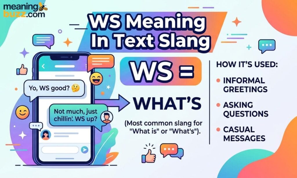 WS Meaning In Text Slang