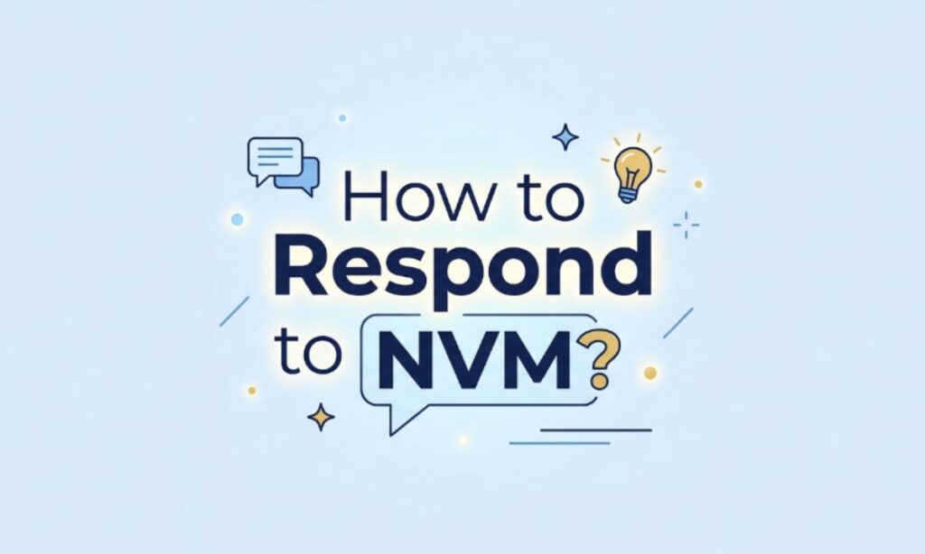 How to Respond to NVM