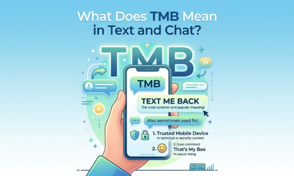 What Does TMB Mean in Text and Chat