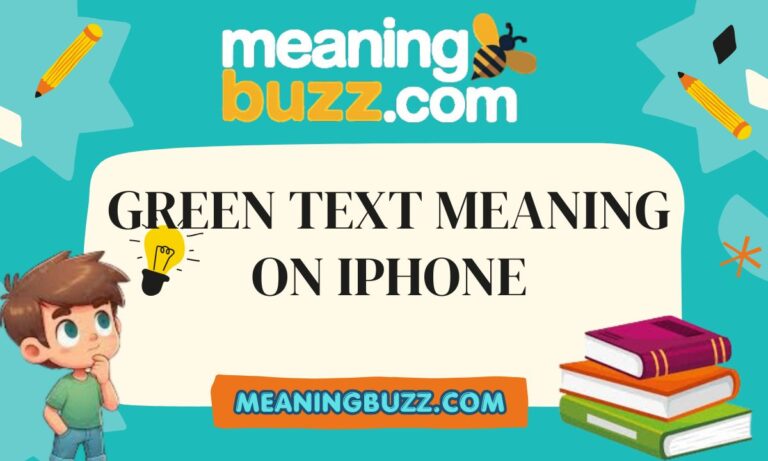 Green Text Meaning On Iphone