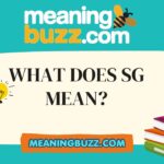 What Does SG Mean