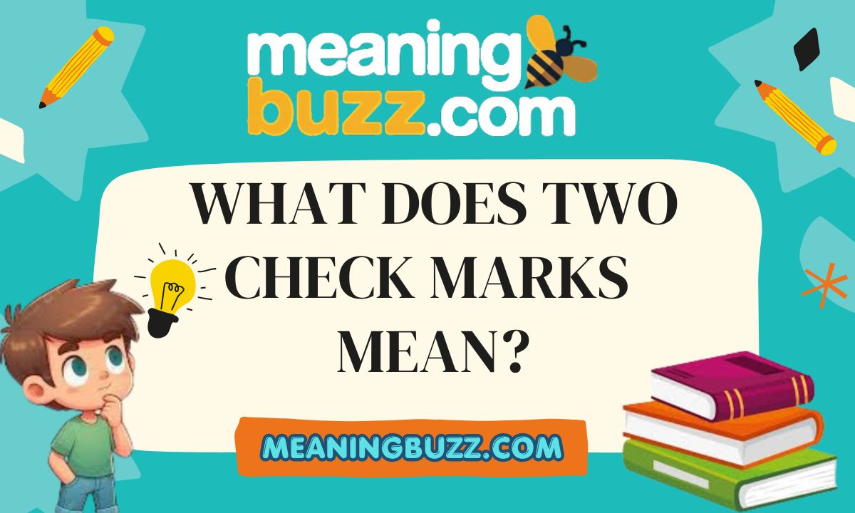 What Does Two Check Mark Mean