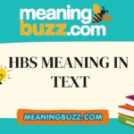 HBS Meaning In Text
